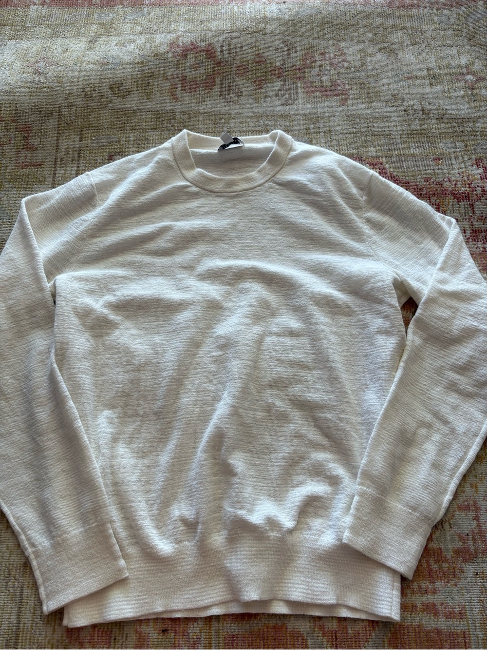 Club Monaco Cream Crewneck Sweater
